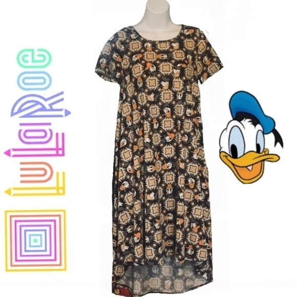 𝅺nwt LuLaRoe Disney’s Donald Duck Carly - Picture 1 of 4